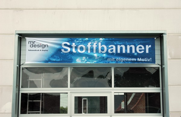 Spannbanner  mit individuell bedruckt 