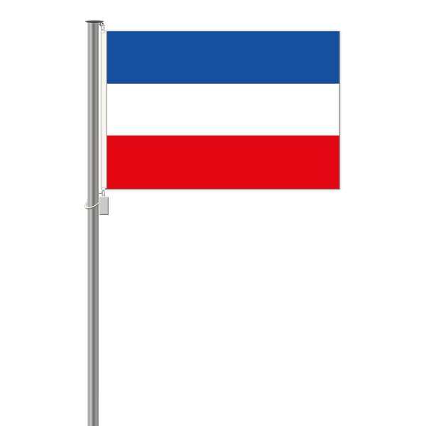 Schleswig-Holstein Flagge - ohne Wappen - Querformat