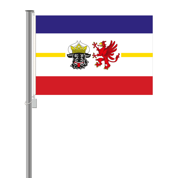 Mecklenburg-Vorpommern Flagge - Querformat
