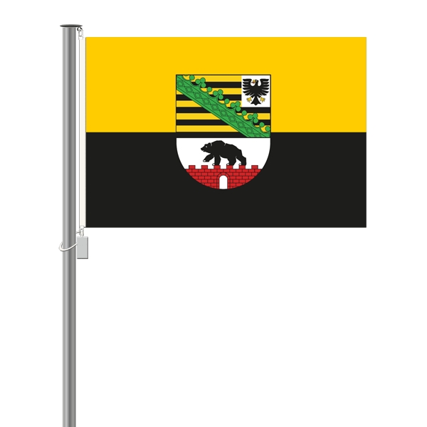 Sachsen-Anhalt Flagge - Querformat