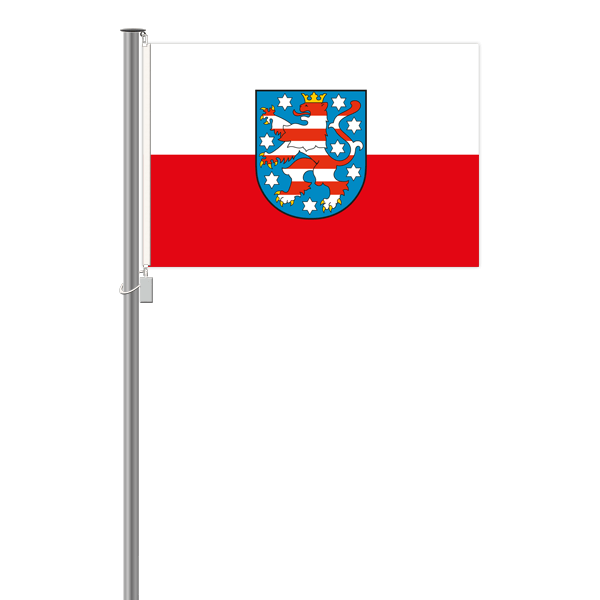 Thüringen Flagge - Querformat