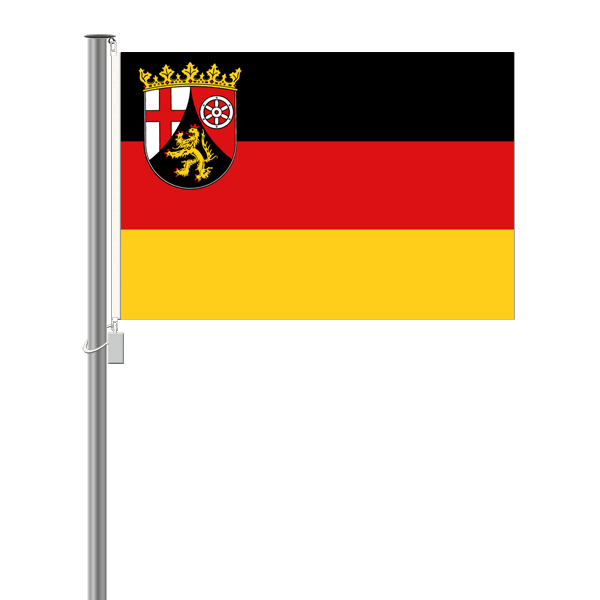 Rheinland-Pfalz Flagge - Querformat