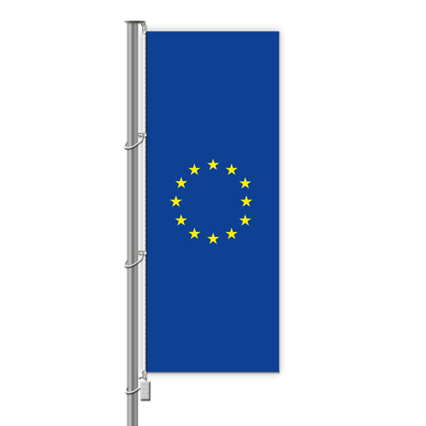 Europa Fahne - Hochformat
