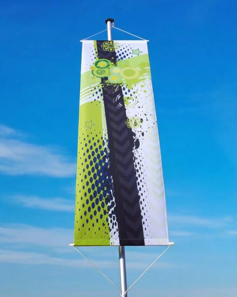 Bannerfahne 100 cm x 400 cm inkl. Druck