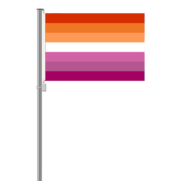 Lesbenflagge - Querformat
