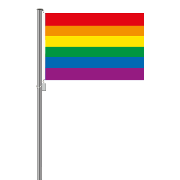 Regenbogenflagge - Querformat