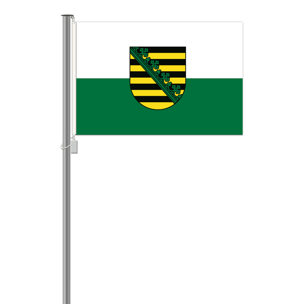 Sachsen Flagge - Querformat