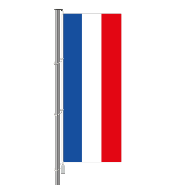 Schleswig-Holstein Fahne - ohne Wappen - Hochformat